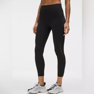 Lululemon Wunder Train Tights with mesh